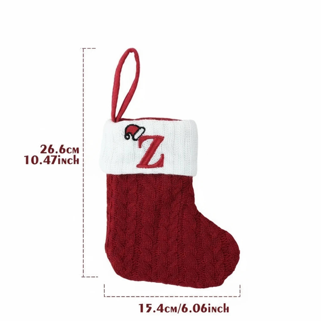 Świąteczne Ciepłe Skarpety "Alfabet"