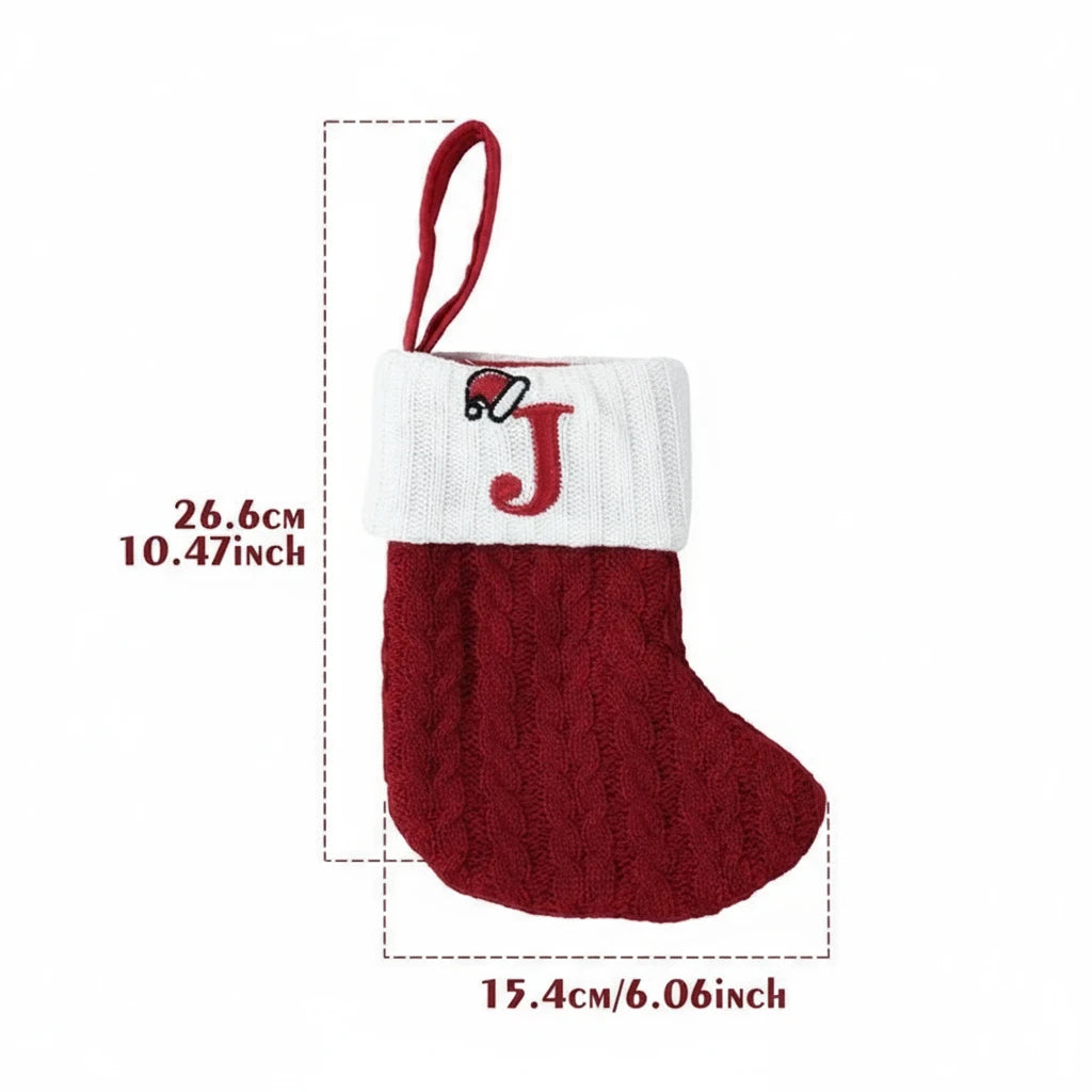 Świąteczne Ciepłe Skarpety "Alfabet"