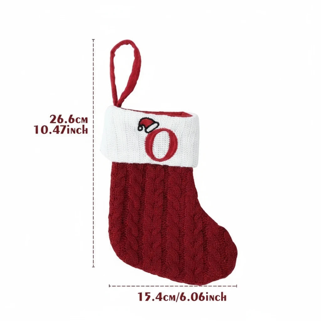 Świąteczne Ciepłe Skarpety "Alfabet"