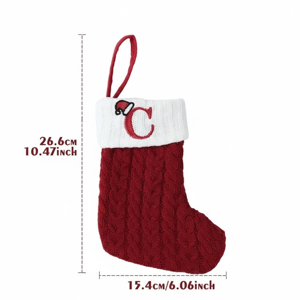 Świąteczne Ciepłe Skarpety "Alfabet"